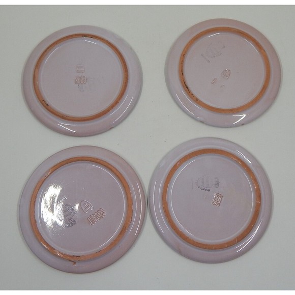 Waechtersbach Glazed Pottery German Figural Coaster Set of 4 - Picture 2 of 8